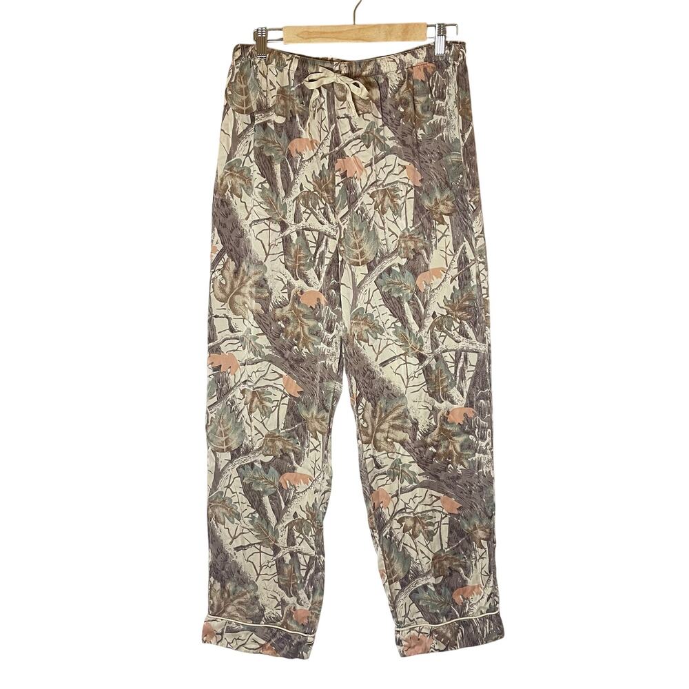 Cabela’s 100% Silk Women's Camouflage Pajama Bottoms Medium Outdoorsy